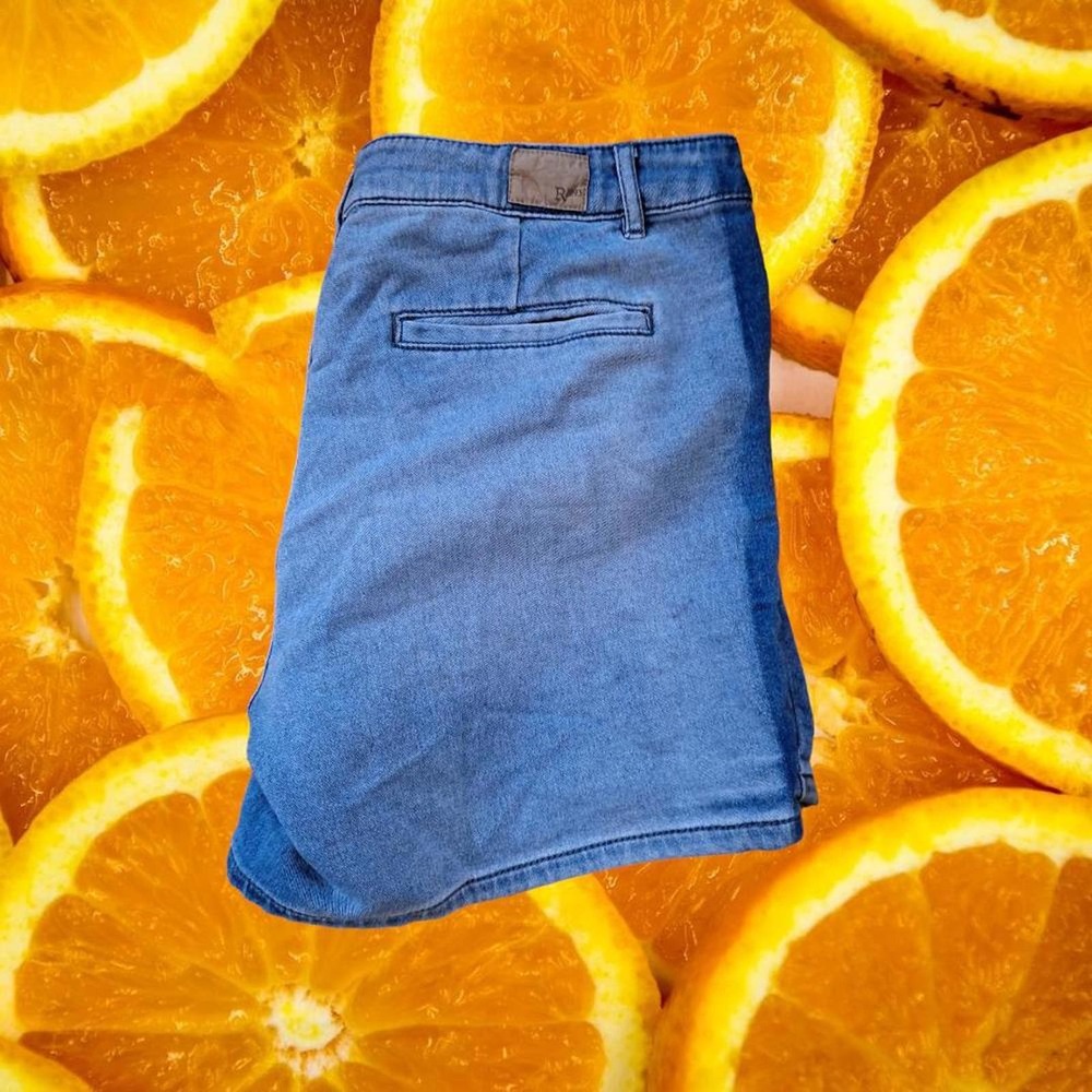 Vintage R1893 Roebuck & Co Denim Midi Shorts  Size 14‎